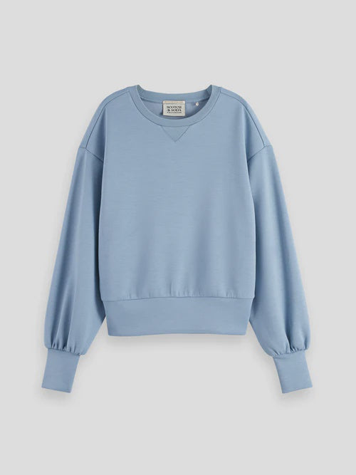 Modal Sweatshirt- Faded Denim