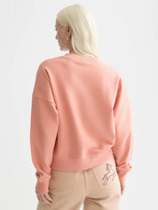 Embroidered Logo Sweatshirt- Canyon Clay