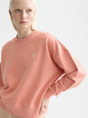 Embroidered Logo Sweatshirt- Canyon Clay