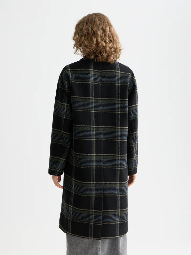 Single-breasted coat -Meteorite Check - Presence Hamilton