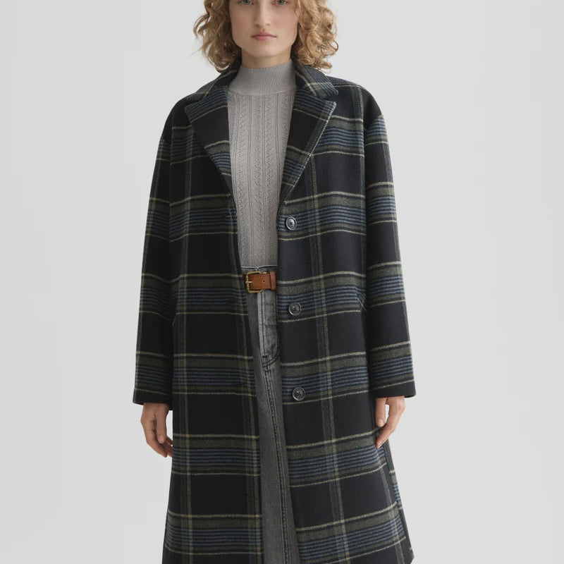 Single-breasted coat -Meteorite Check - Presence Hamilton