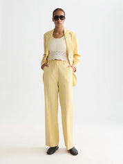 Edie wide-fit pants-Parsnip