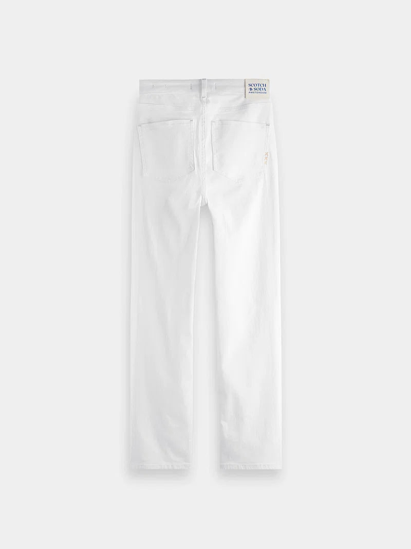Sky Straight Fit Jean- Cool White 32" leg