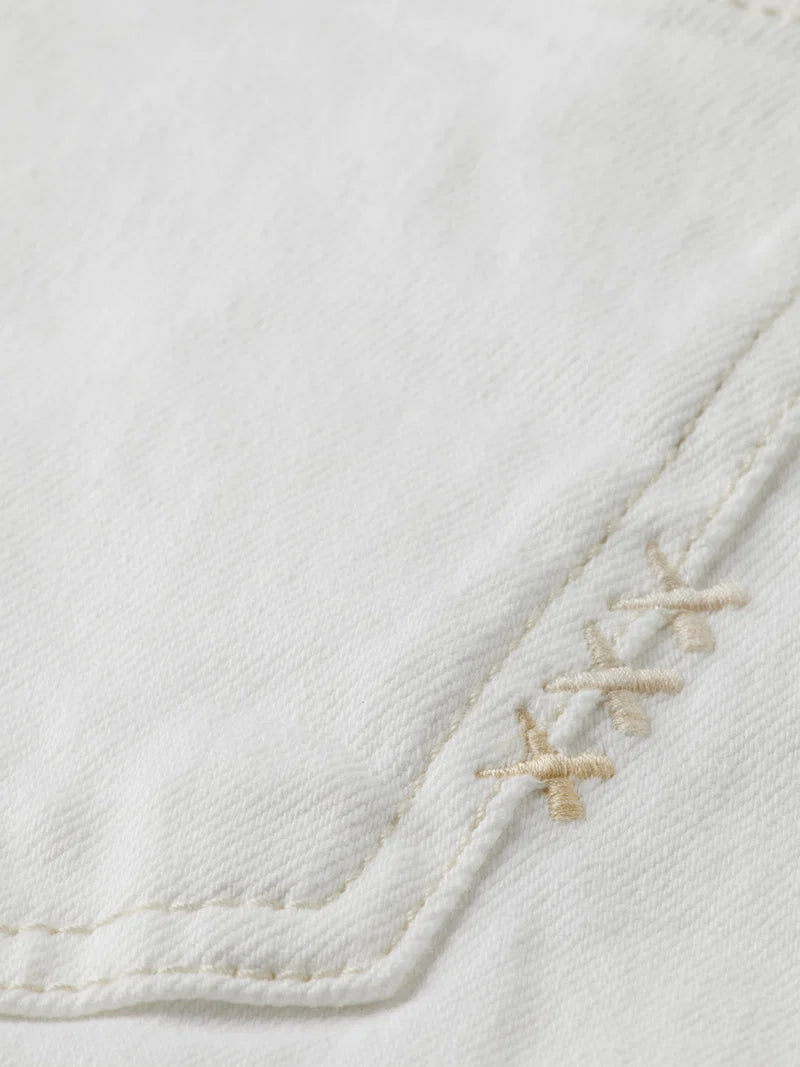 Sky Straight Fit Jean- Cool White 32" leg