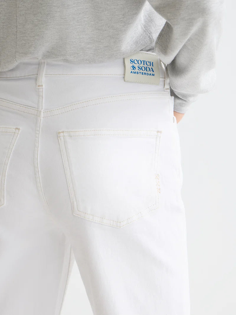 Sky Straight Fit Jean- Cool White 32" leg