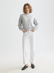 Sky Straight Fit Jean- Cool White 32" leg