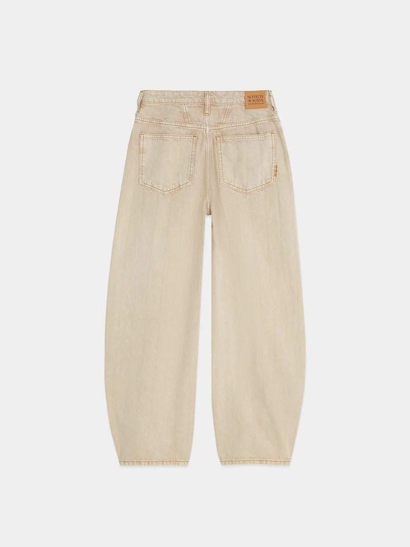 The Loop High Rise Barrel Leg- Travertine