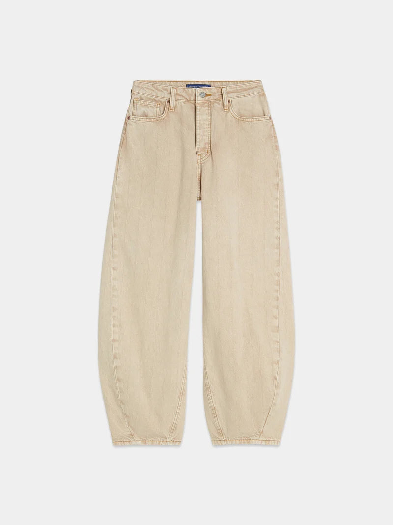 The Loop High Rise Barrel Leg- Travertine