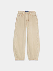 The Loop High Rise Barrel Leg- Travertine