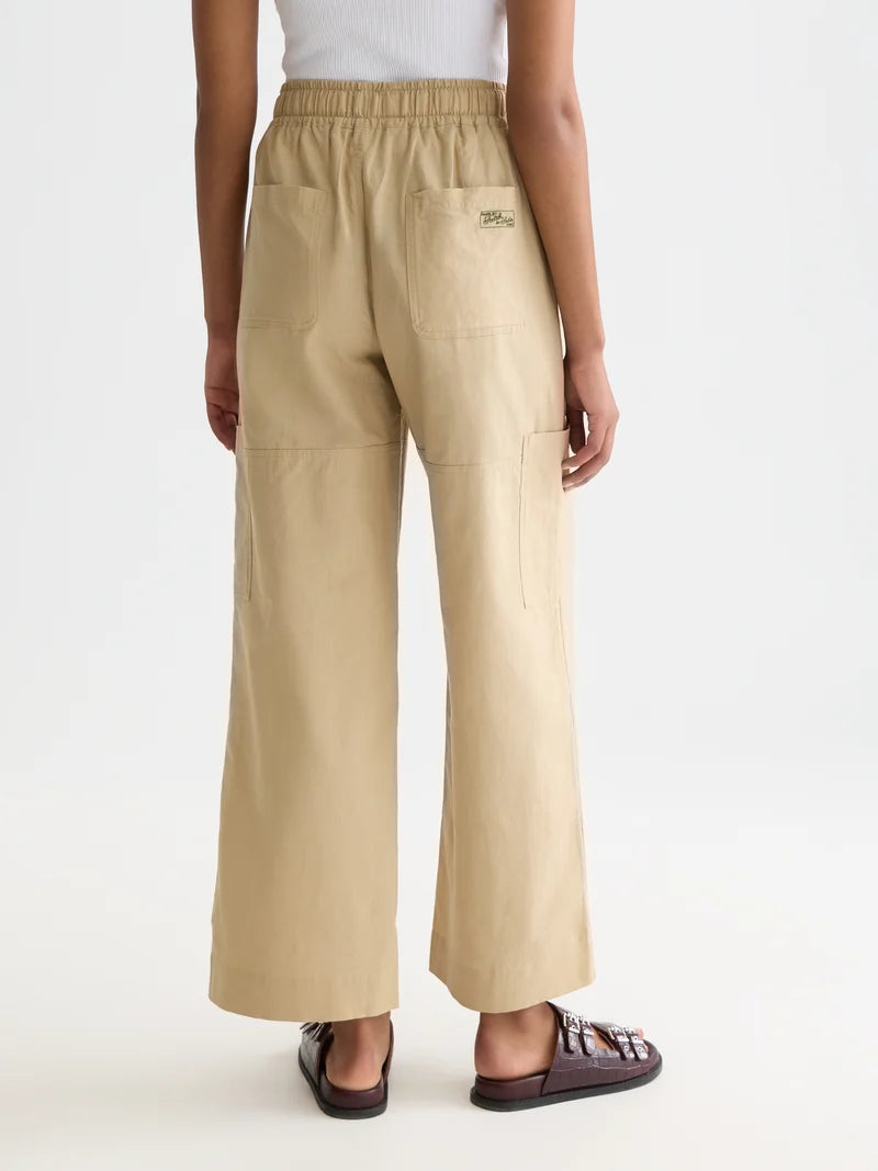 Noa wide-fit pants- Travertine