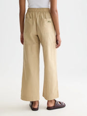 Noa wide-fit pants- Travertine