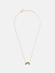 Full Rainbow Necklace- Gold Plated