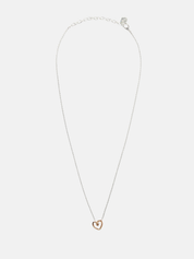 Wire Heart Necklace - Gold