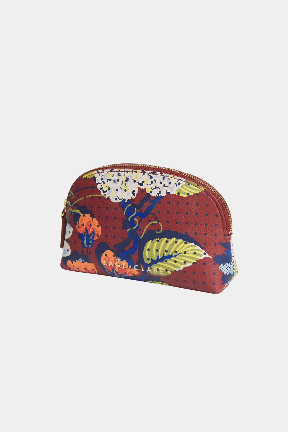 Heidi Cosmetic Pouch- Burnt Sienna - Presence Hamilton