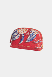 Heidi Cosmetic Pouch- Vermillion - Presence Hamilton
