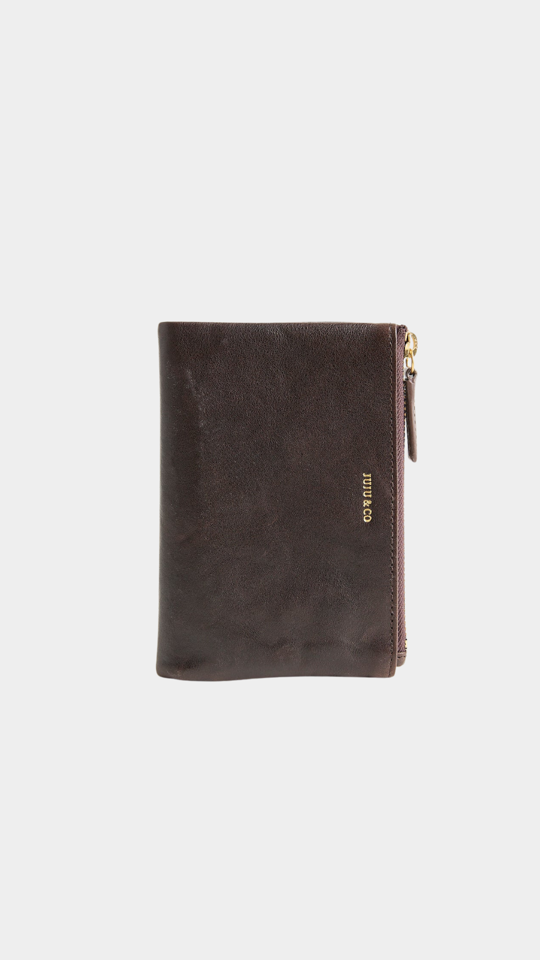 Small Sabi Wallet-Mahogany