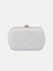 Claire Faux Pearl Clutch