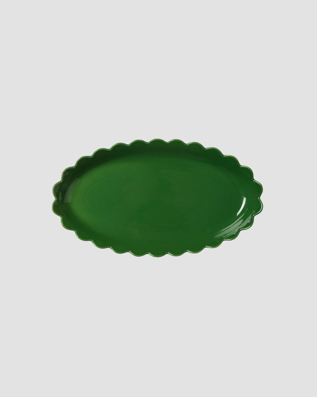 Scallop Platter Green