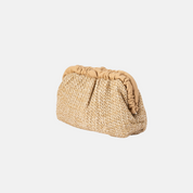 Amalia Pleated Woven Clutch