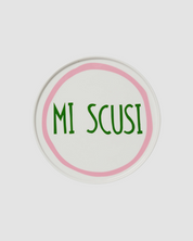 Mi Scusi Plate