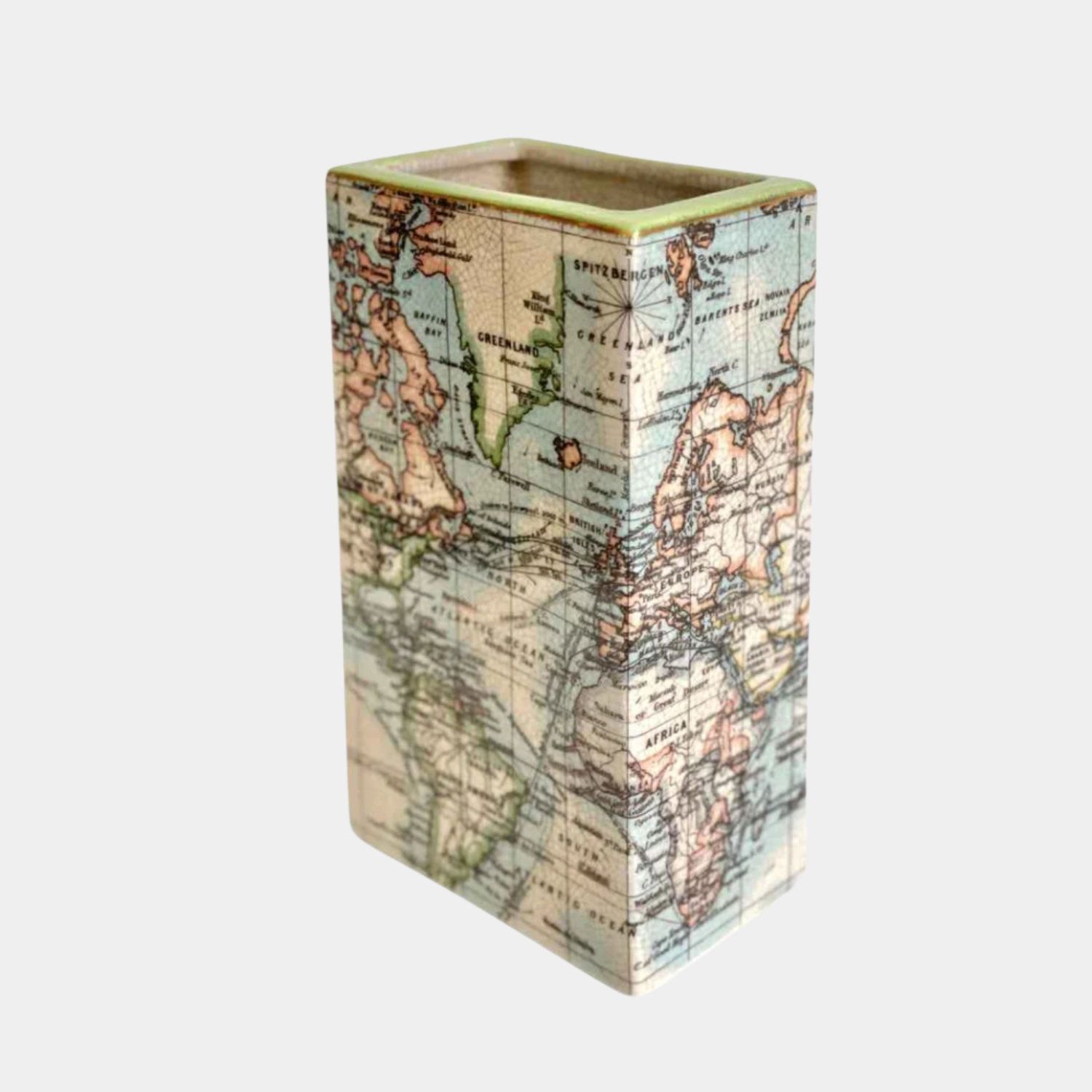 Mappemonde Porcelain Vase