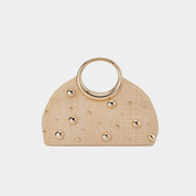 Charlotte Woven Top Handle Bag