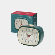 Retro Alarm Clock-Petrol Blue