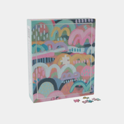 1000 Piece Puzzle - Neon Hills