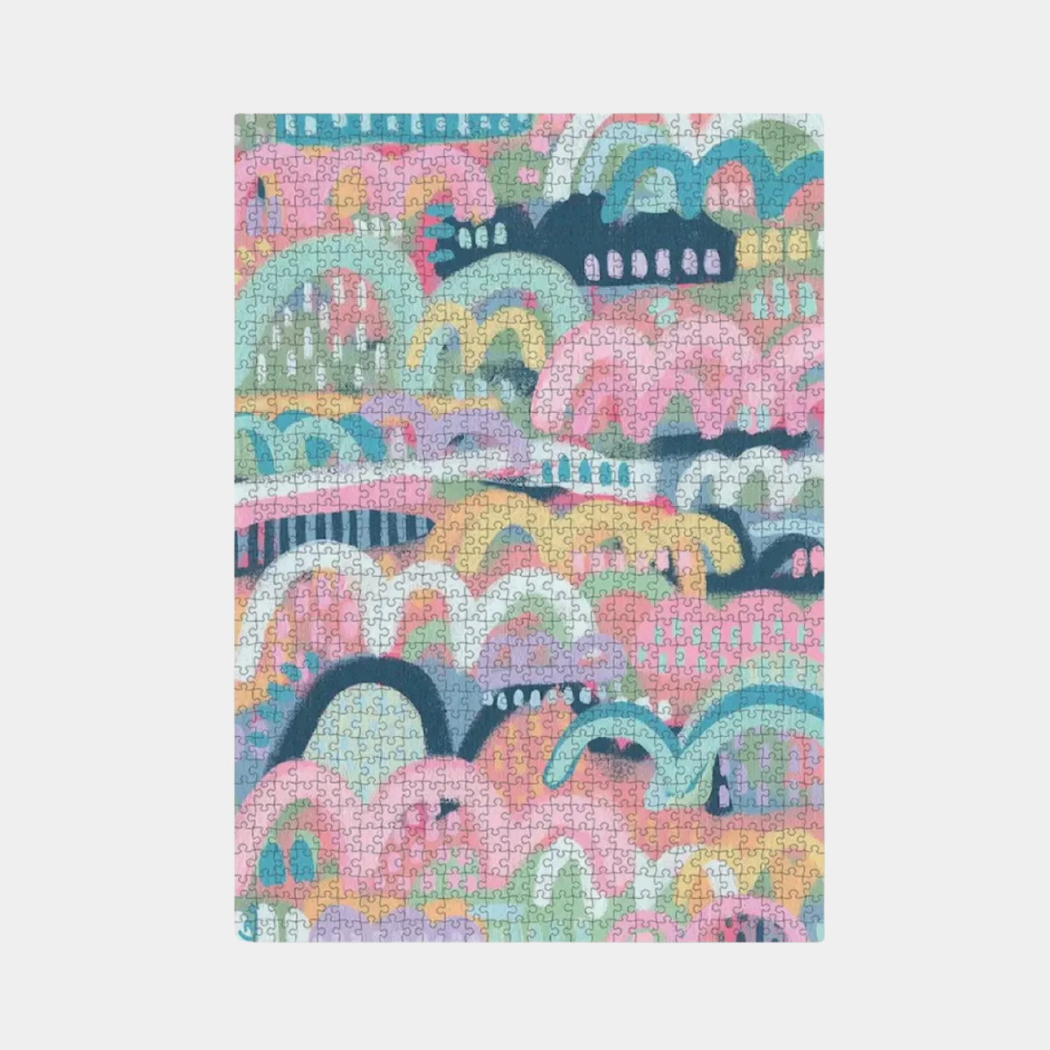 1000 Piece Puzzle - Neon Hills