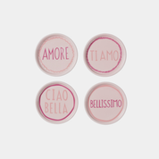 Pink Italian Coasters