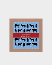Angus Cattle On Blue Boxed Set Socks