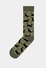 Red Tractor Socks-Black & Tan Kelpies