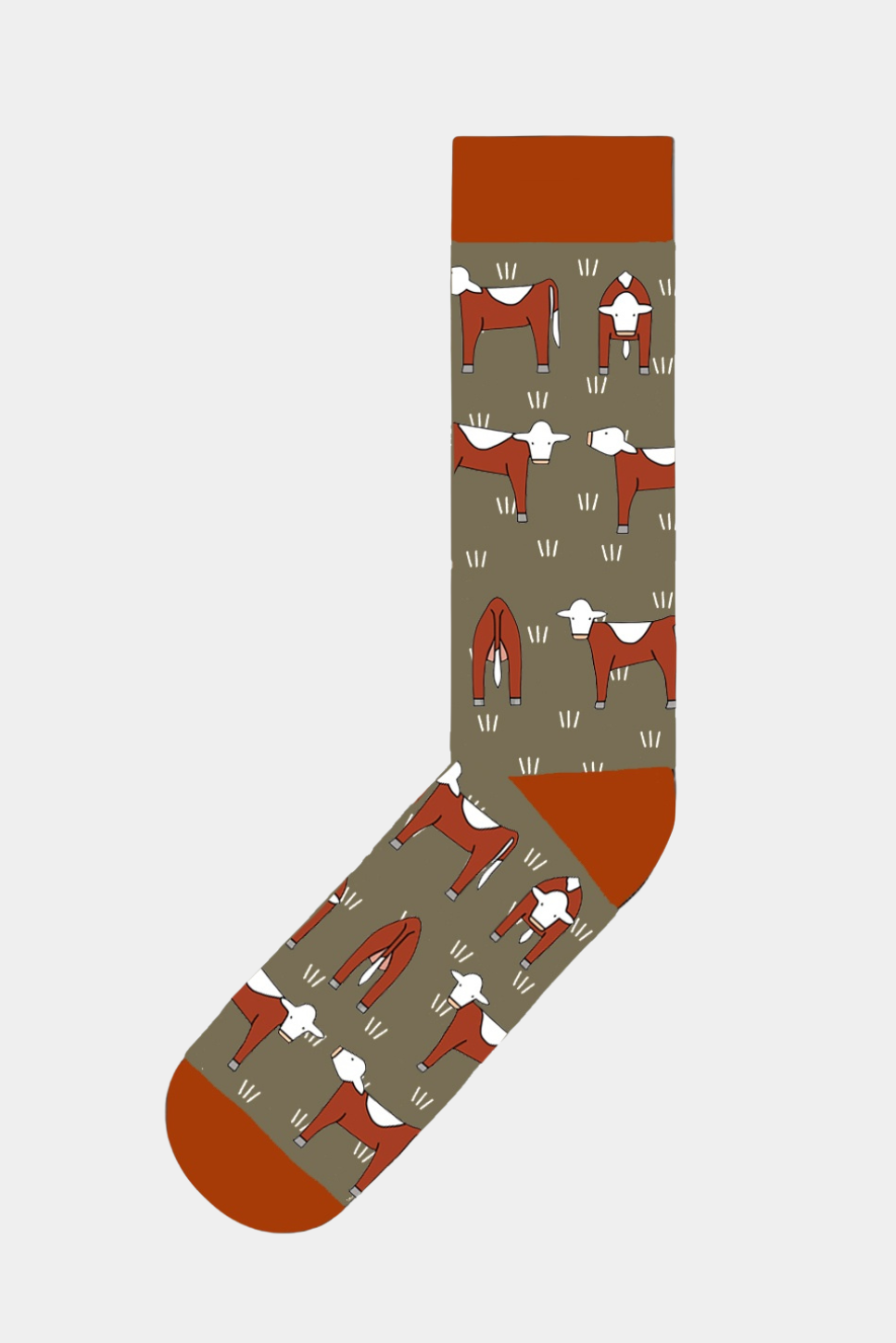 Red Tractor Socks- Herefords