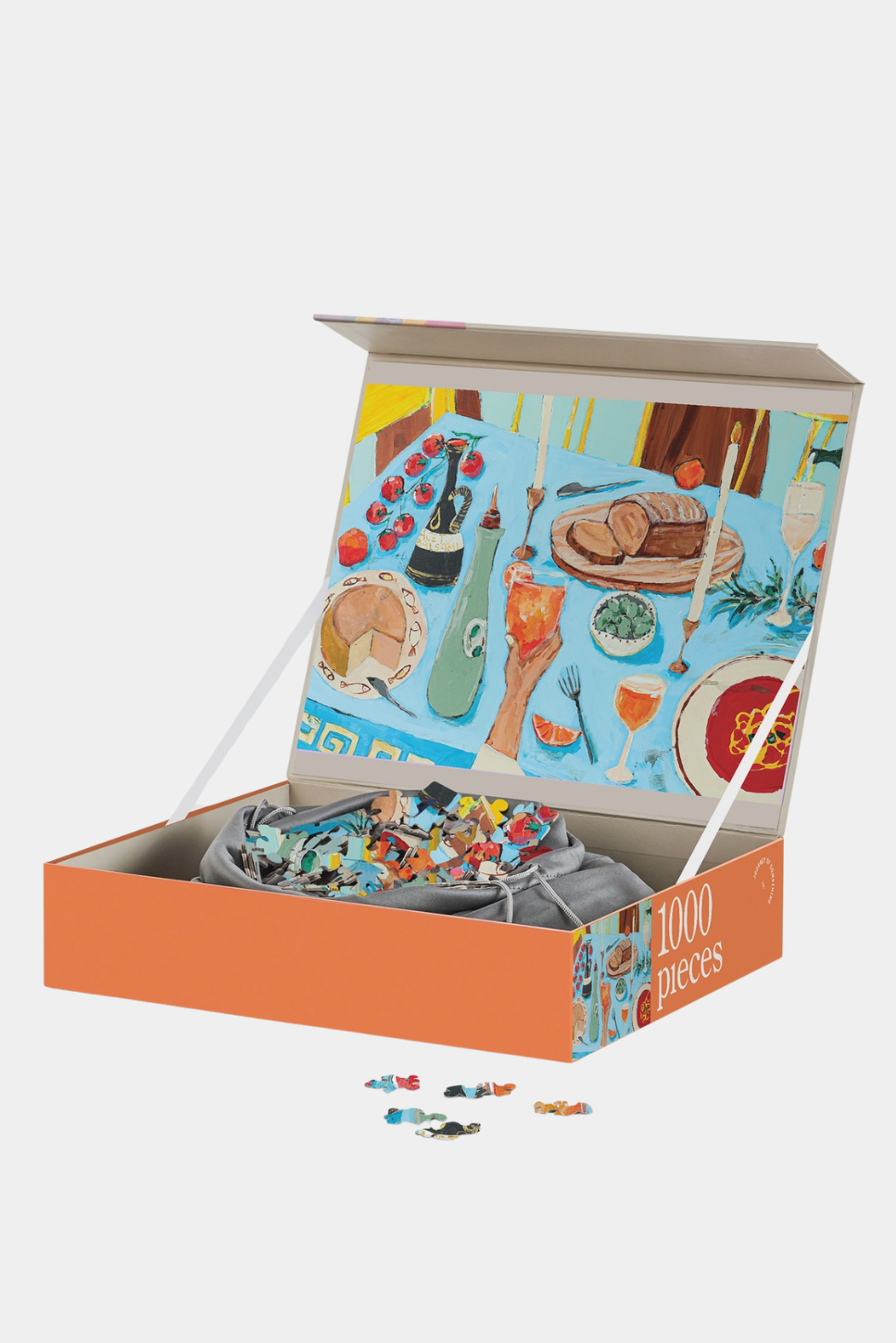 1000 Piece Puzzle-Feast On the Sunlit Terrace - Presence Hamilton