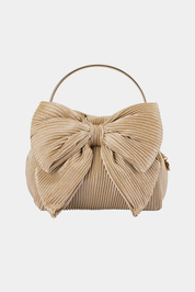 Elise Pleated Top Handle -Gold - Presence Hamilton