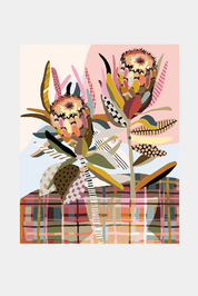 Paint by Numbers - Two Proteas - Presence Hamilton