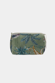 Velvet Pouch - Sage Tiger - Medium - Presence Hamilton