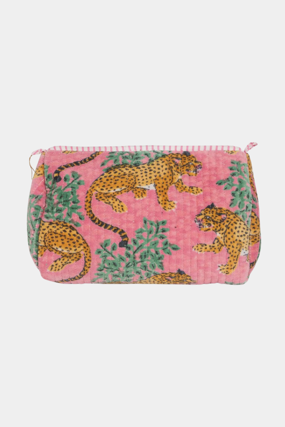 Velvet Pouch -Rose Tiger - Large - Presence Hamilton