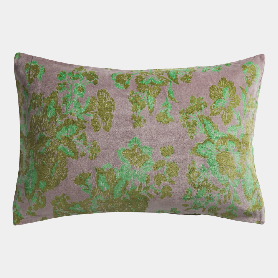 Hazel Velvet Standard Pillowcase- Mink Grey - Presence Hamilton