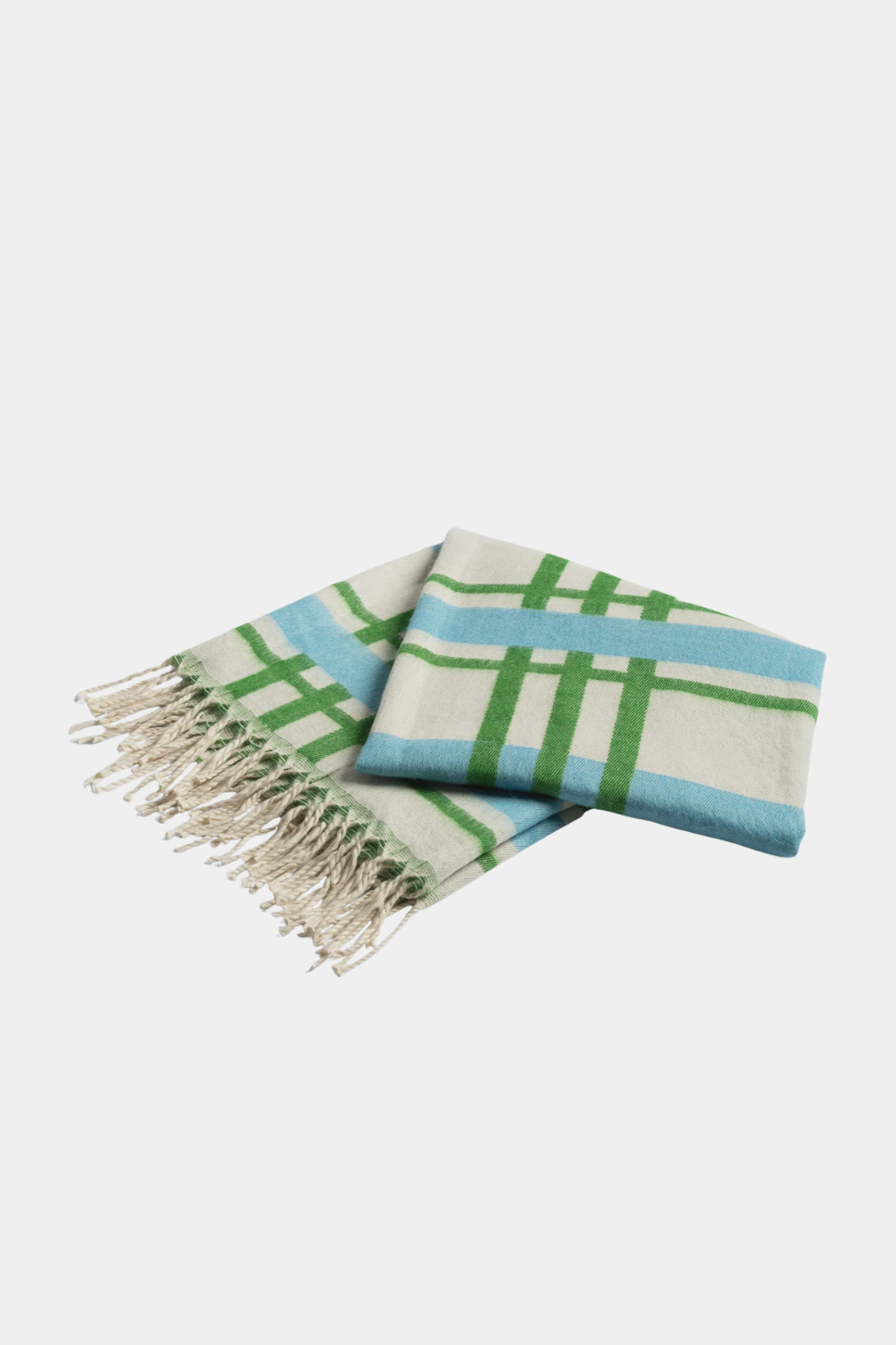 &KLEVERING Throw Plano Blue - Presence Hamilton
