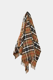 Bronte Tartan Throw- Camel Thompson - Presence Hamilton
