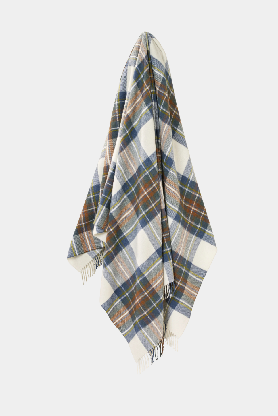 Bronte Tartan Throw-Muted Blue Stewart - Presence Hamilton