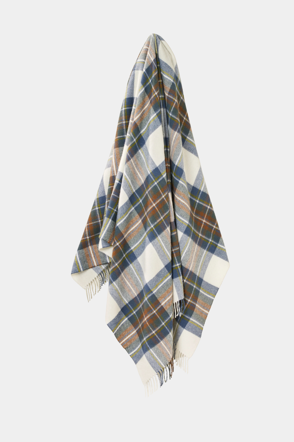Bronte Tartan Throw-Muted Blue Stewart - Presence Hamilton