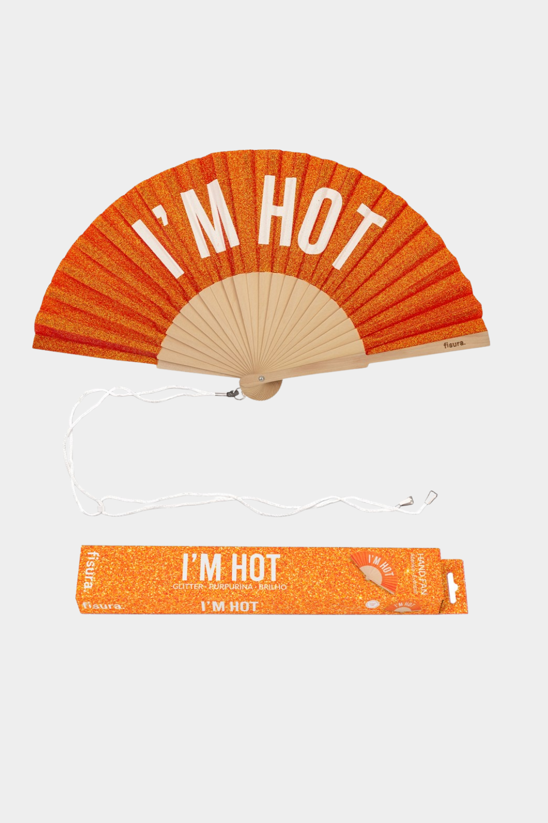 Gift Box - Orange Glitter "I'm Hot" - Presence Hamilton