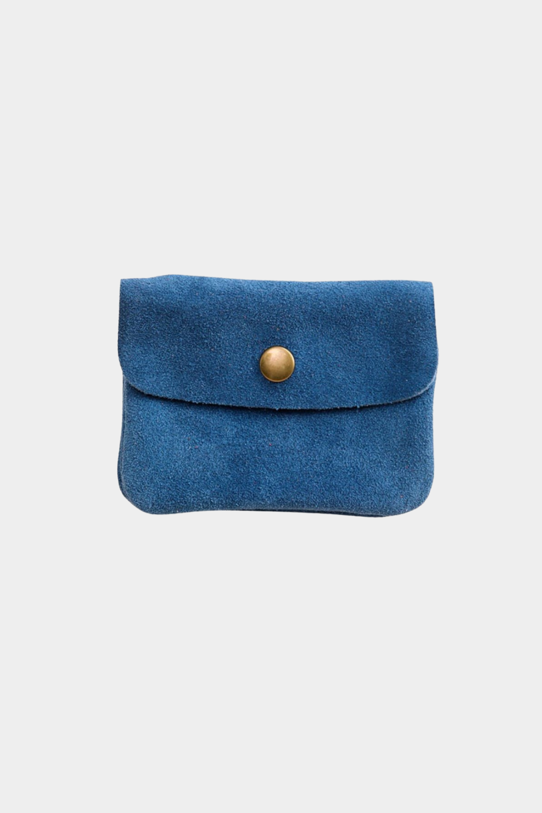 MAISON FANLI - Coin Purse -Suede Blue Jeans - Presence Hamilton