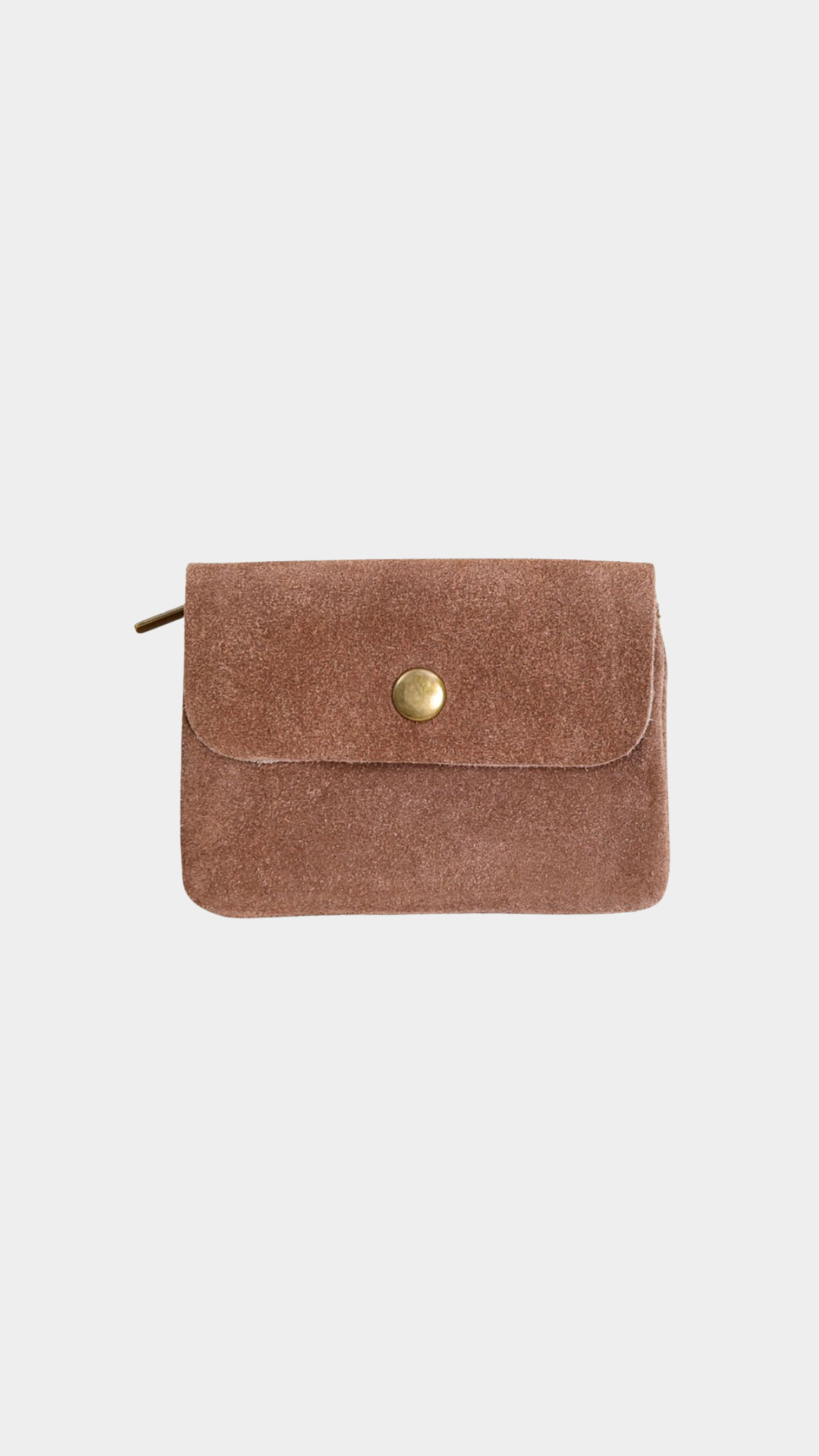 MAISON FANLI - Coin Purse - Suede Taupe - Presence Hamilton