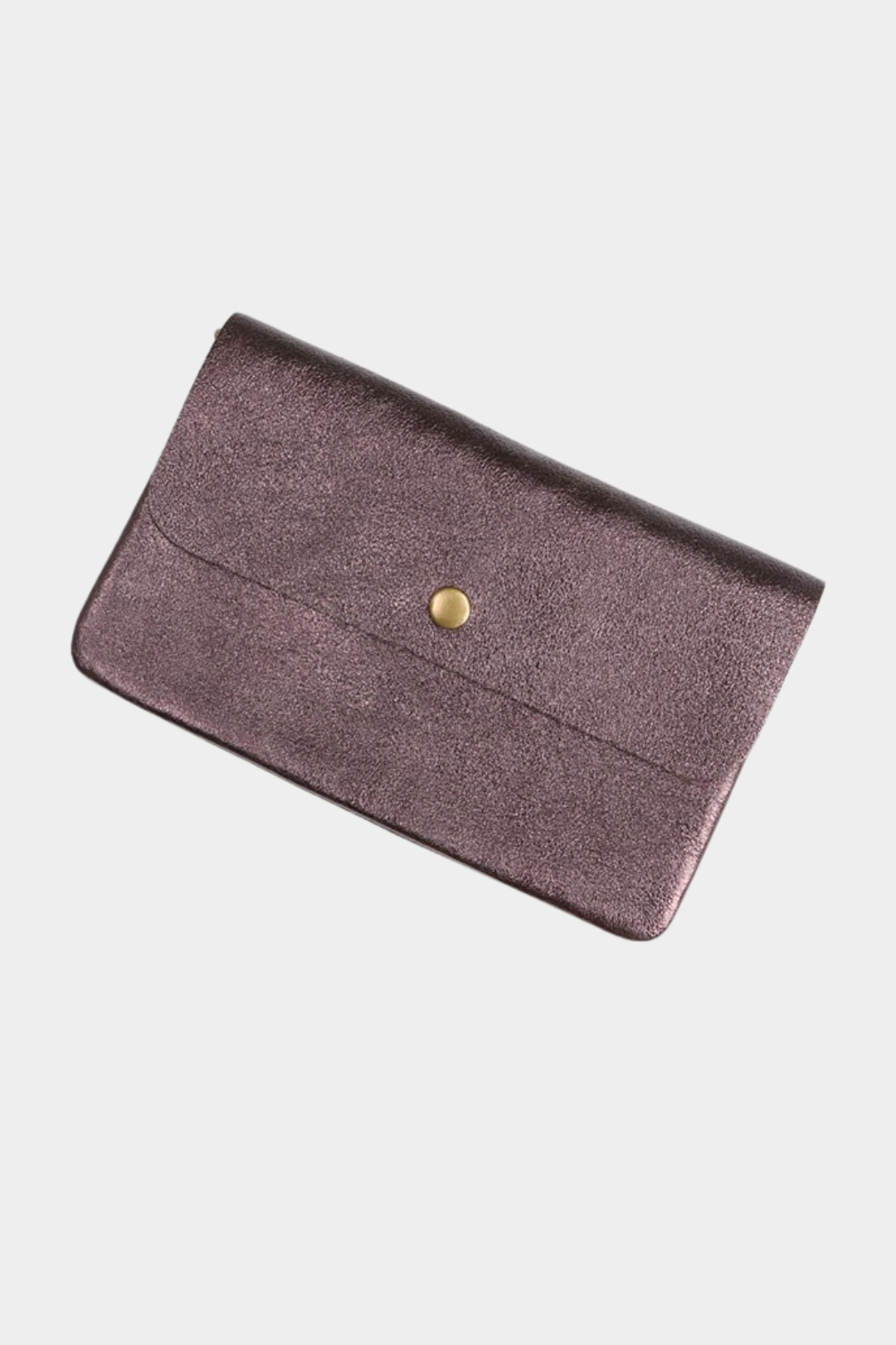 Maison Fanli Leather Clutch Cross Body - Metallic Coco - Presence Hamilton