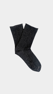 KLUE Glitter Lurex Socks - Black - Presence Hamilton