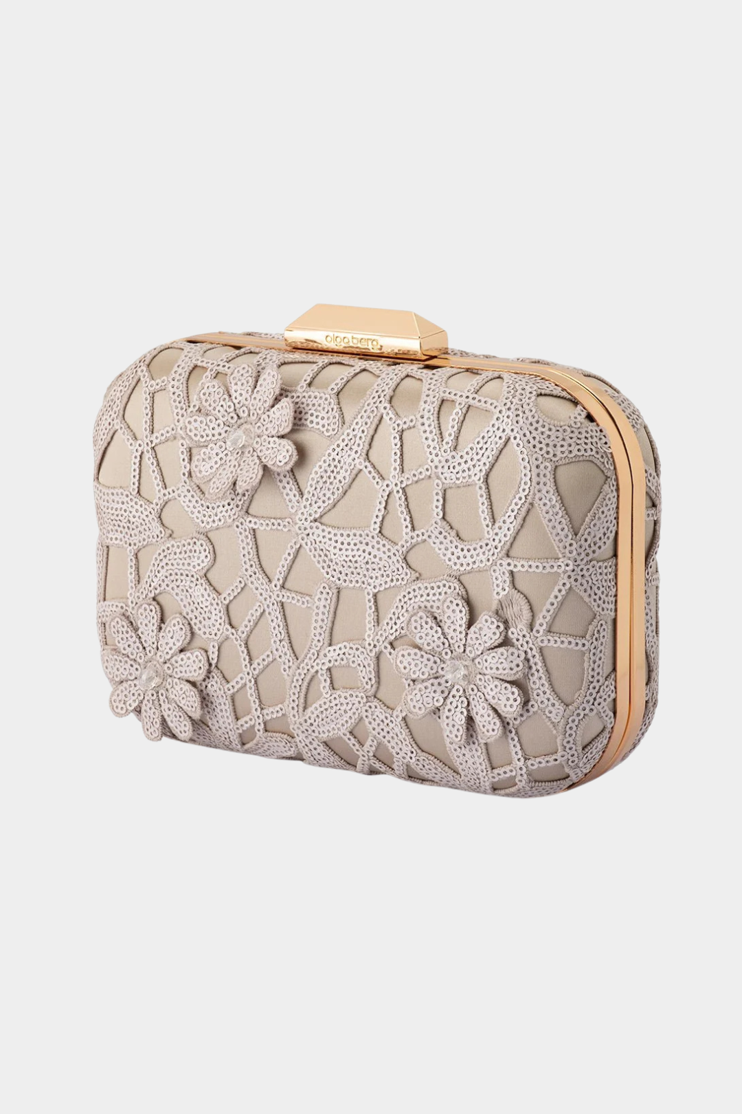 Elena Appliqued Clutch- Natural - Presence Hamilton