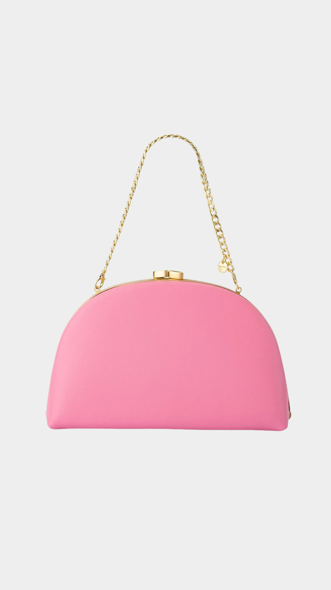 Celeste Curved Clutch- Pink - Presence Hamilton
